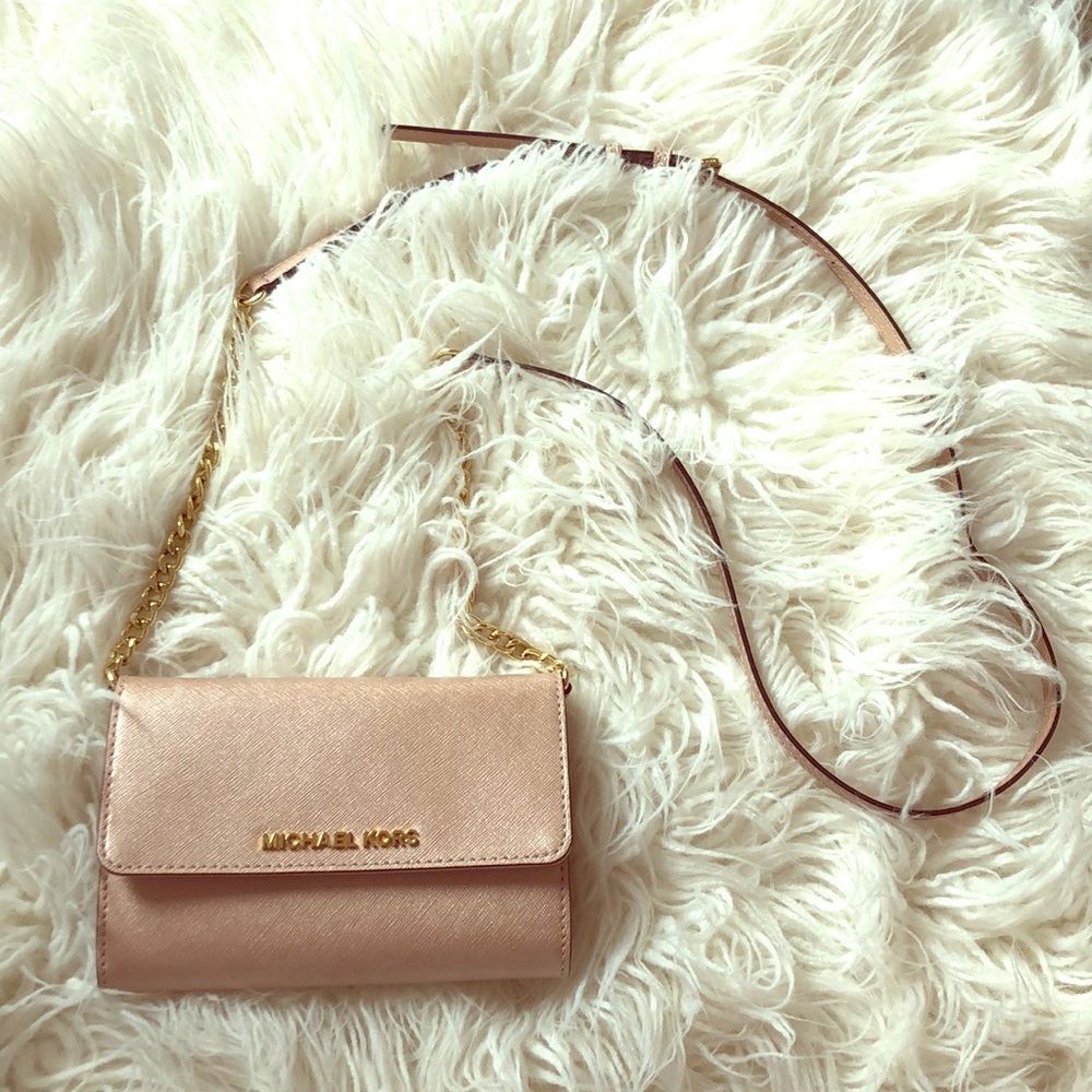 Michael Kors Rose-gold Crossbody